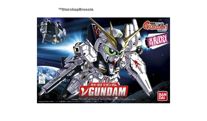 GUNDAM SD - BB # 387 RX-93-v Nu Model Kit