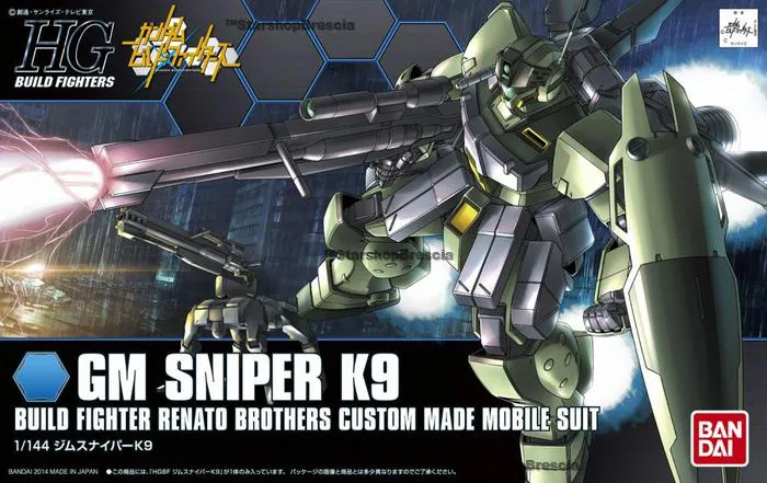 GUNDAM - 1/144 GM Sniper K9 Model Kit HGBF # 010