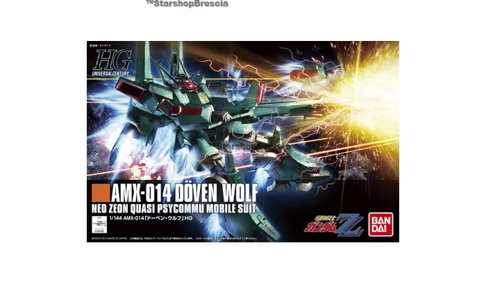 GUNDAM - 1/144 AMX-014 Doven Wolf Model Kit HGUC # 173