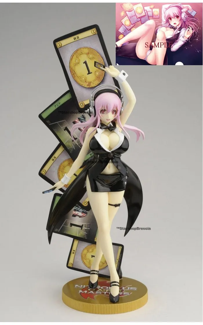 NITRO SUPER SONIC - Card Masters Dealer Costume Limited Ver. 1/8 Pvc Figure Soniko Sonico Hobby Japan Limited