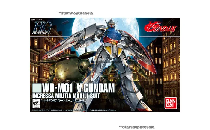 GUNDAM - 1/144 WD-M01 Turn A Gundam Model Kit HGCC # 177
