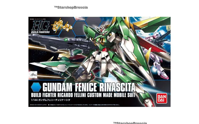 GUNDAM - 1/144 Fenice Rinascita Model Kit HGBF # 017