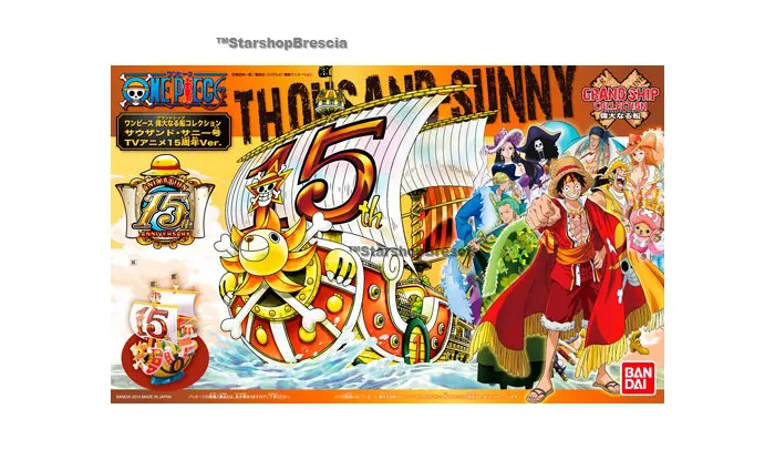 ONE PIECE - Grand Ship Collection - Thousand Sunny 15th Ver. Model Kit