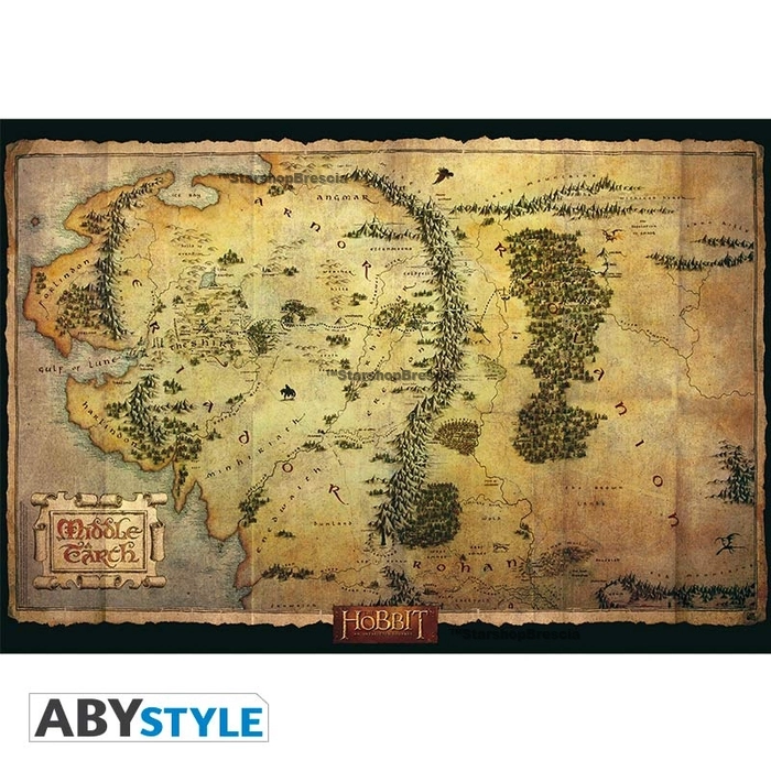 THE HOBBIT - Middle-earth Poster Map 98x68cm