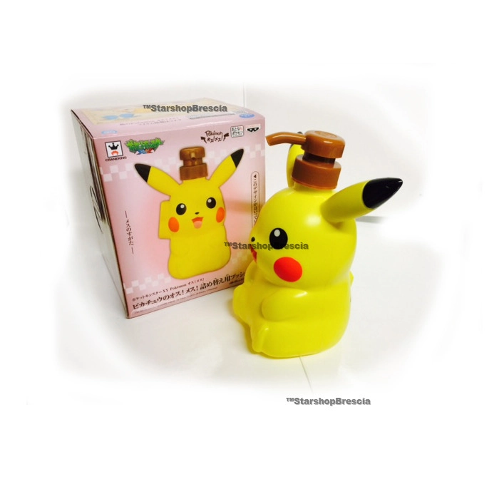 POKEMON XY - Pikachu Pump Bottle Soap Dispenser Female Type
