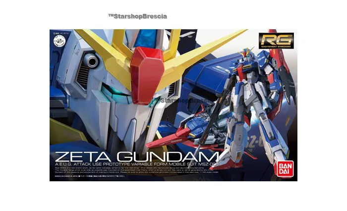 GUNDAM - 1/144 MSZ-006 Zeta Real Grade Model Kit RG # 10
