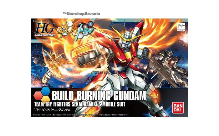 GUNDAM - 1/144 BG-011B Build Burning Model Kit HGBF # 018