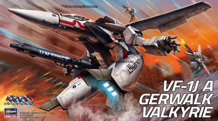 MACROSS - 1/72 VF-1J/A Gerwalk Valkyrie Model Kit
