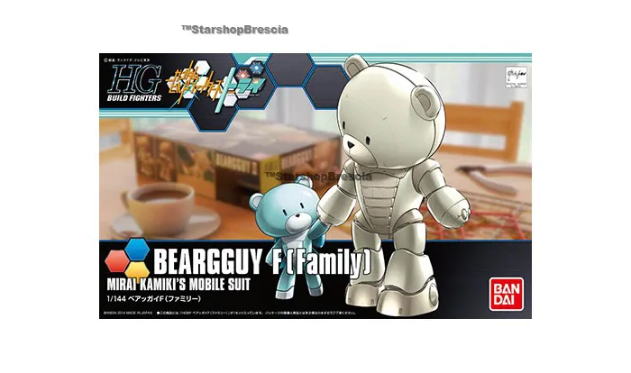 GUNDAM - 1/144 Beargguy F (Family) Model Kit HGBF # 022