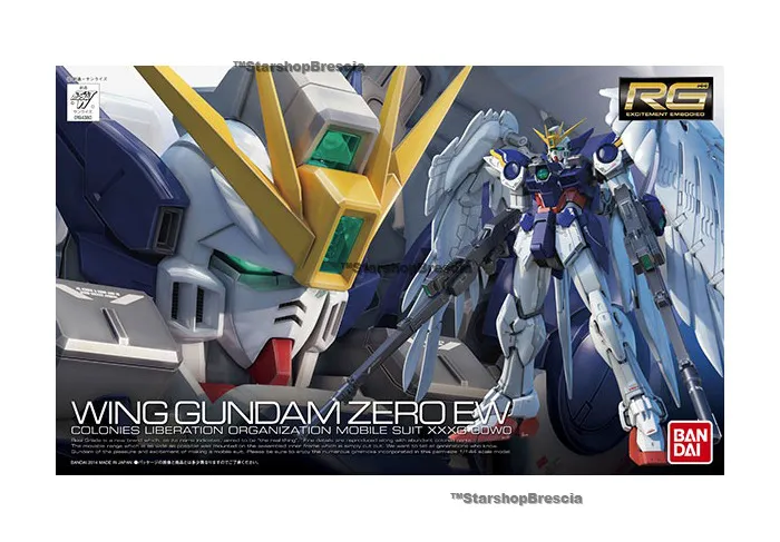 GUNDAM - 1/144 XXXG-00W0 Wing Zero EW Real Grade Model Kit RG # 17