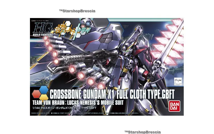 GUNDAM - 1/144 Crossbone X-1 Full Cloth Ver. GBFT Model Kit HGBF # 035