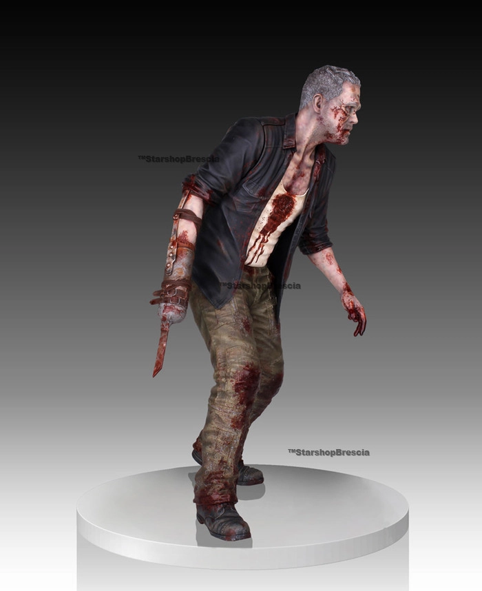 WALKING DEAD TV - Merle Dixon Walker 1/4 Resin Statue