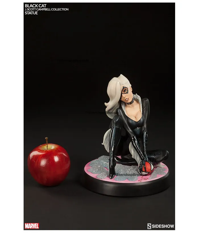 SPIDER-MAN - Black Cat by J. Scott Campbell Comiquette Polystone Statue