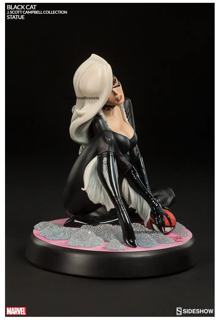 SPIDER-MAN - Black Cat by J. Scott Campbell Comiquette Polystone Statue