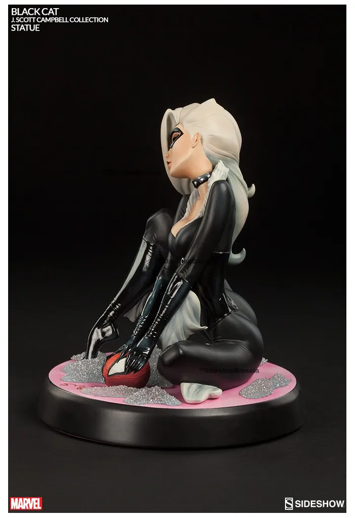 SPIDER-MAN - Black Cat by J. Scott Campbell Comiquette Polystone Statue