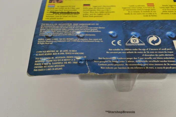 X-MEN - Steel Mutants - Juggernaut vs Cyclops Die Cast Action Figures