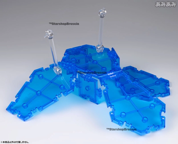 Tamashii Stage Act Combination - Type Clear Blue Display Stand