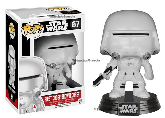 POP! Star Wars Episode VII #67 - First Order Snowtrooper Bobble-Head Vinyl Figure - Damaged Box