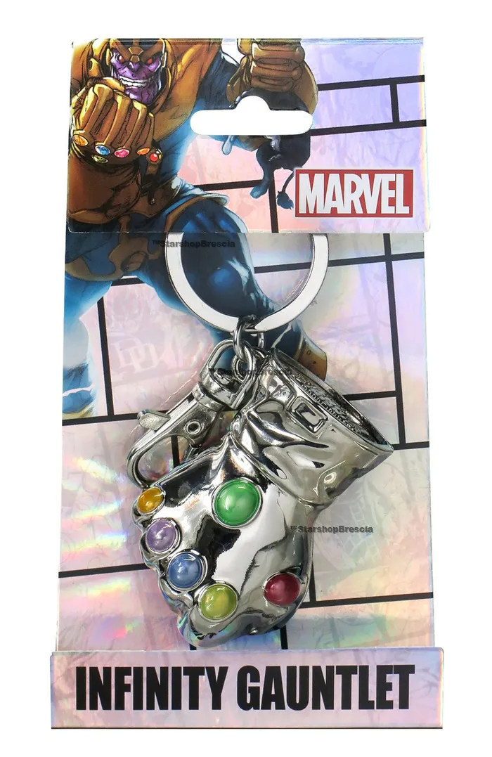MARVEL - Thanos Infinity Gauntlet Pewter Key Ring