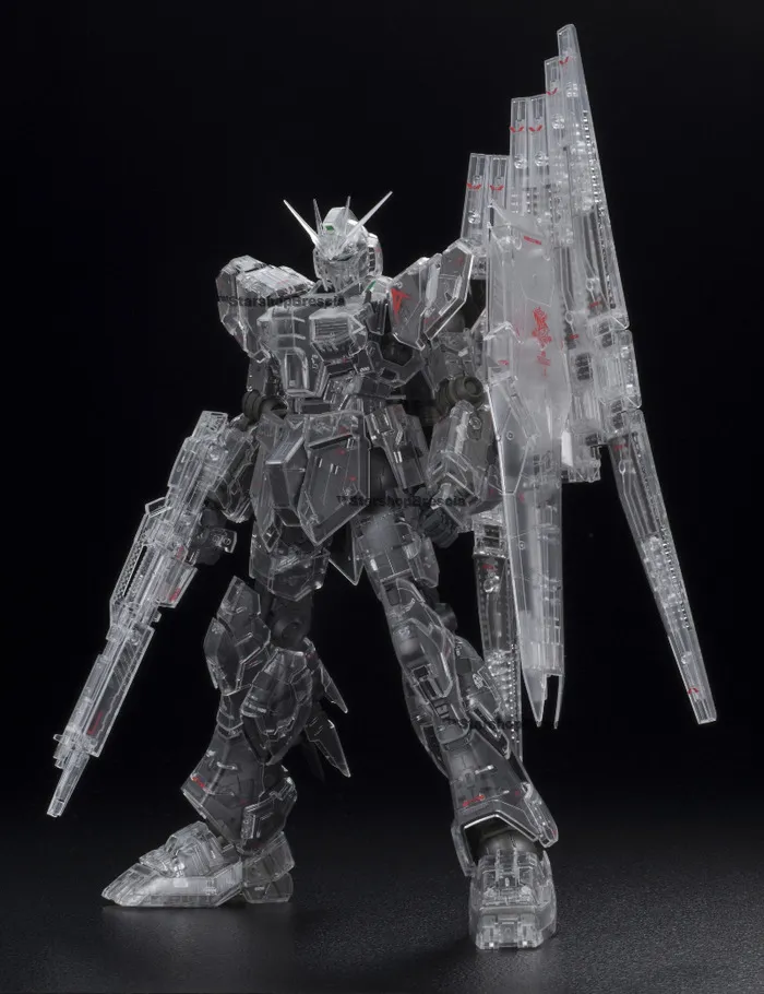 GUNDAM - 1/100 RX-93 Nu Ver. Ka Mechanical Clear Master Grade Model Kit MG Expo Exclusive