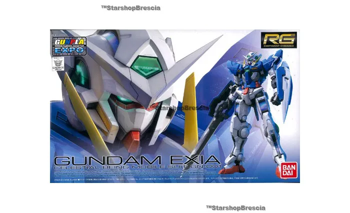 GUNDAM - 1/144 GN-001 Exia Extra Finish Ver. Real Grade Model Kit RG Expo Exclusive