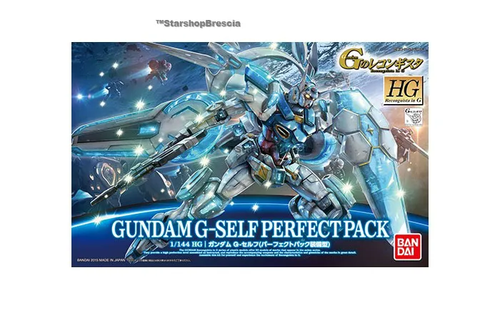 GUNDAM - 1/144 YG-111 G-Self Perfect Pack Equipped Model Kit HGRG # 017