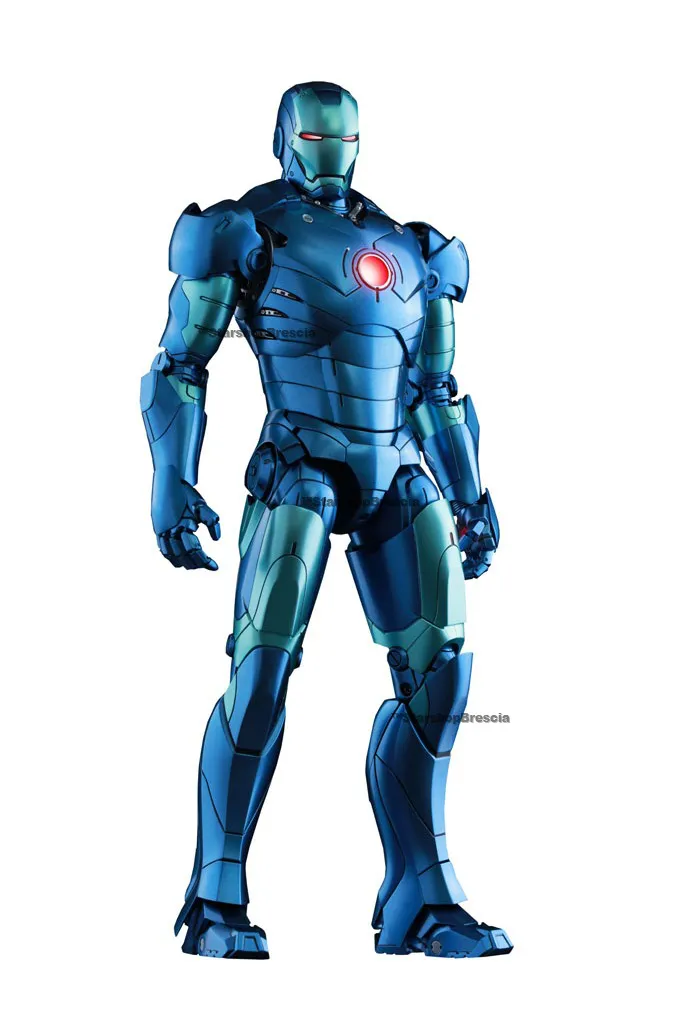 IRON MAN - Mark III Stealth Mode Ver. 1/6 Action Figure 12" Diecast Summer Exclusive - Damaged Brown Box