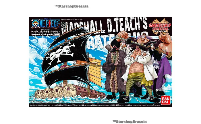 ONE PIECE - Grand Ship Collection - Marshall D. Teach's Pirate Ship Model Kit # 11