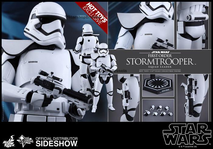 STAR WARS - Episode VII - First Order Stormtrooper Squad Leader Exclusive 1/6 Action Figure 12" MMS316