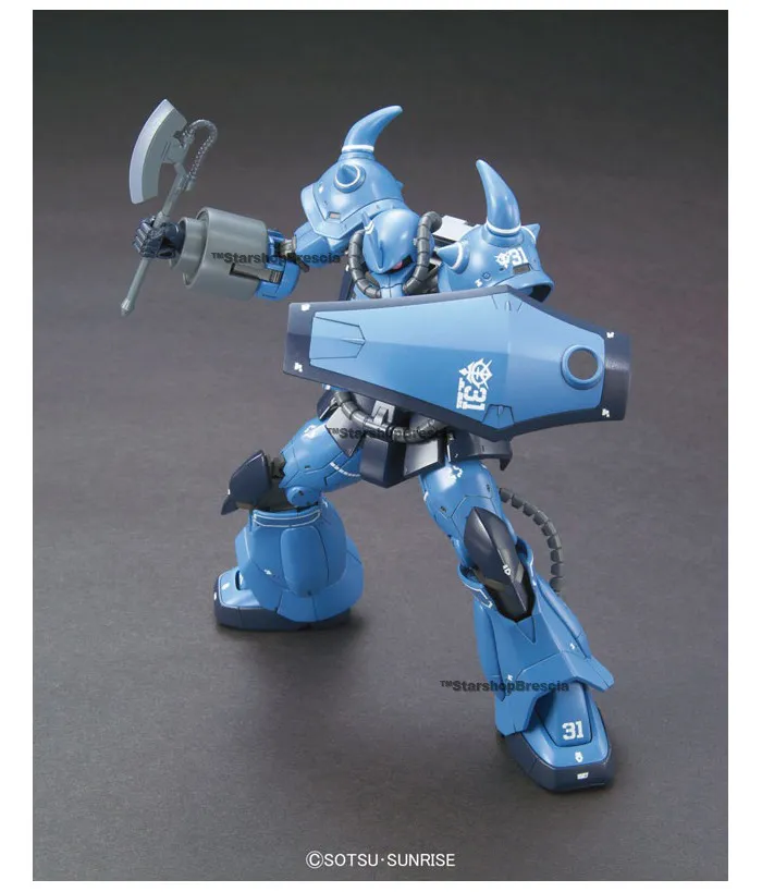 GUNDAM - 1/144 YMS-07B-0 Prototype Gouf Tactical Demonstrator Model Kit HGGO # 004