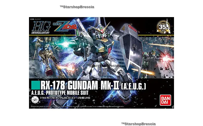 GUNDAM - 1/144 RX-178 Mk-II A.E.U.G. Revive Ver. Model Kit HGUC # 193