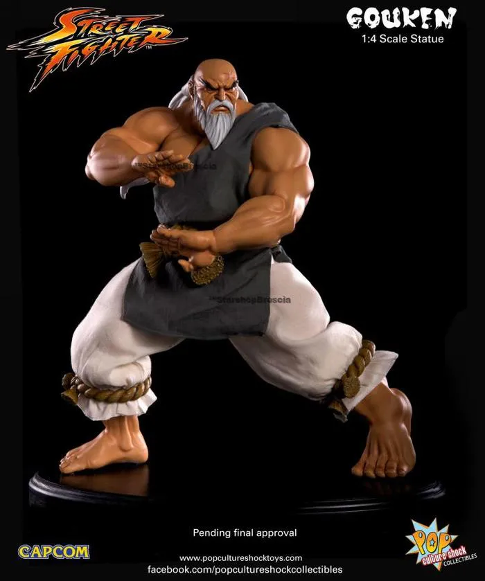 STREET FIGHTER - Gouken Mixed Media 1/4 Statue