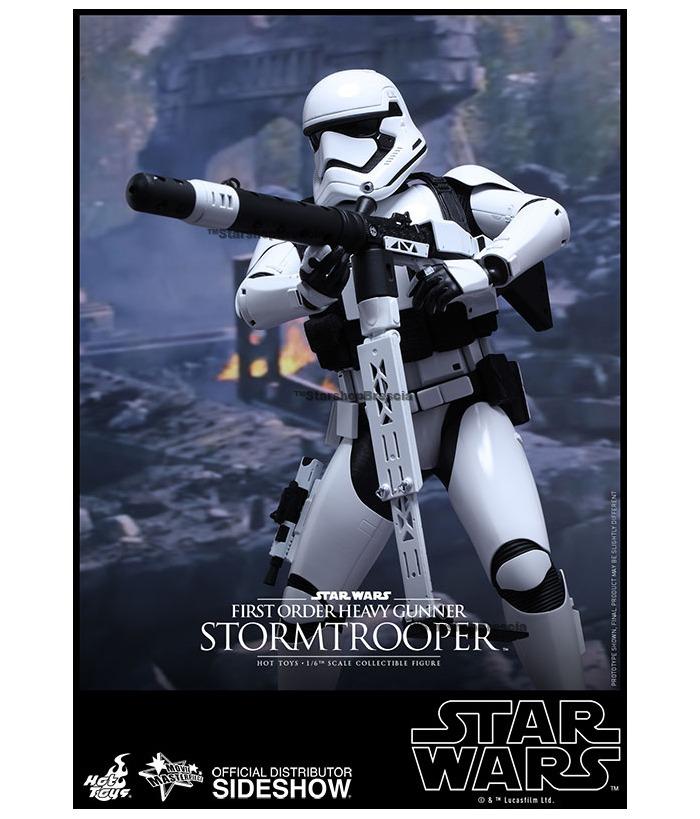 STAR WARS - Episode VII - First Order Heavy Gunner Stormtrooper 1/6 Action Figure 12" MMS318
