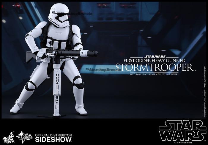 STAR WARS - Episode VII - First Order Heavy Gunner Stormtrooper 1/6 Action Figure 12" MMS318