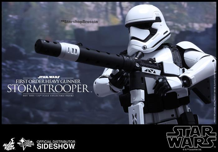 STAR WARS - Episode VII - First Order Heavy Gunner Stormtrooper 1/6 Action Figure 12" MMS318