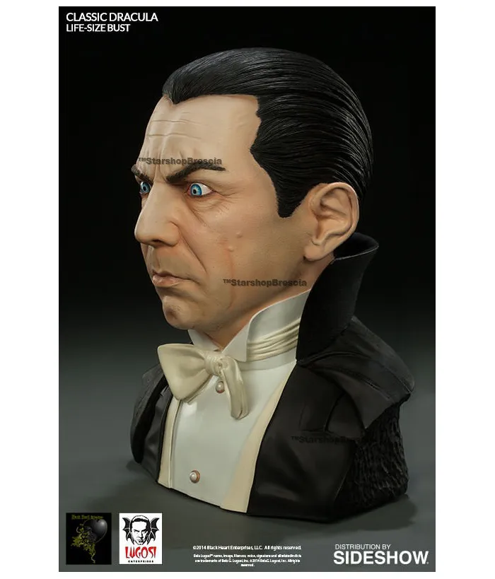 UNIVERSAL MONSTERS - Classic Dracula Bela Lugosi Life-Size 1/1 Bust