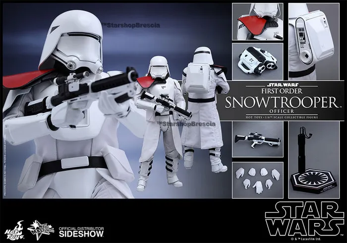 STAR WARS - Episode VII - First Order Snowtrooper Officer 1/6 Action Figure 12" MMS322