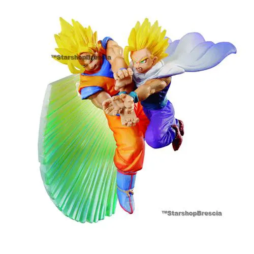 DRAGON BALL - Kamehameha Goku & Gohan Dracap Memorial Pvc Figure