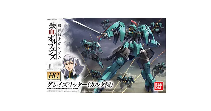 GUNDAM - 1/144 EB-06rs Carta's Graze Ritter Model Kit HGIBO # 017