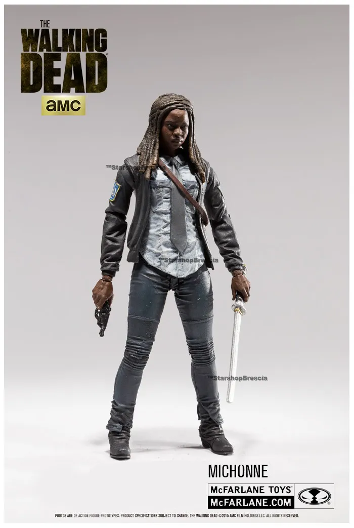 WALKING DEAD TV - Series 9 Constable Michonne Action Figure - Damaged Box
