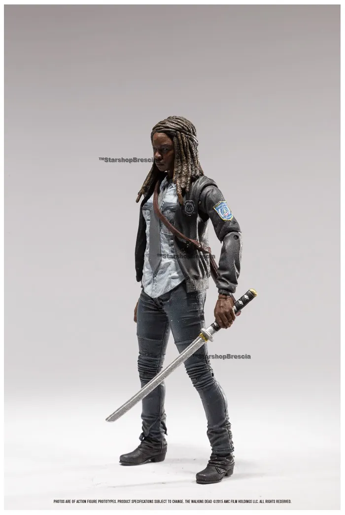 WALKING DEAD TV - Series 9 Constable Michonne Action Figure - Damaged Box