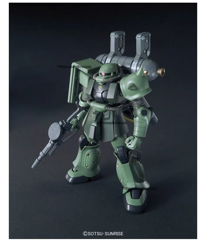 GUNDAM - 1/144 MS-06 Zaku II + Big Gun Set Thunderbolt Anime Ver. Model Kit HGGT # 008