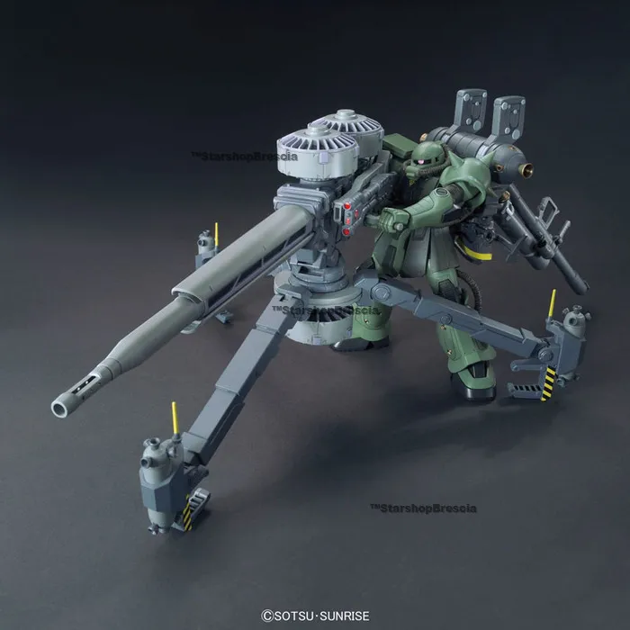 GUNDAM - 1/144 MS-06 Zaku II + Big Gun Set Thunderbolt Anime Ver. Model Kit HGGT # 008