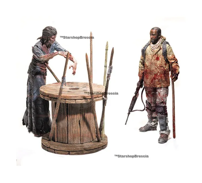 WALKING DEAD TV - Morgan & Walker Deluxe Box Action Figures 2-Pack