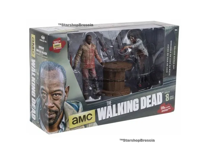 WALKING DEAD TV - Morgan & Walker Deluxe Box Action Figures 2-Pack