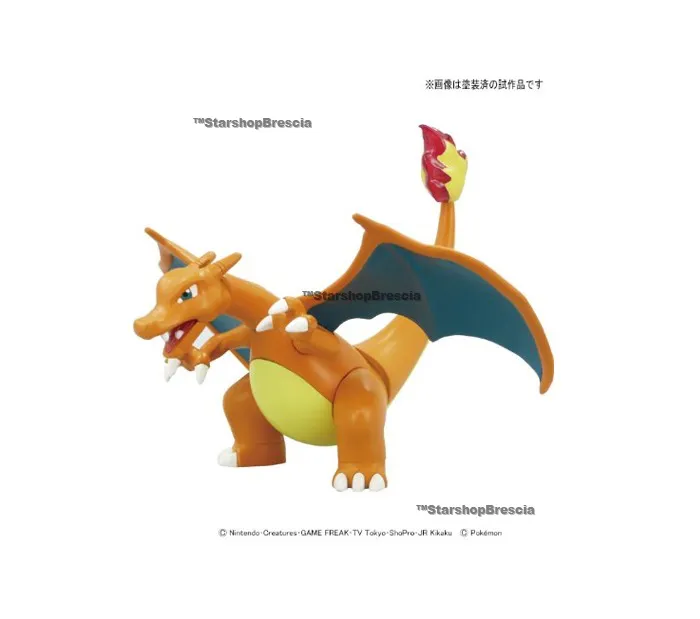 POKEMON - Plamo Collection - Charizard Evolution Set Model Kit
