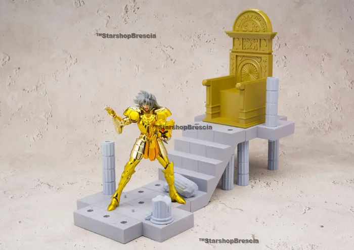 SAINT SEIYA - D.D. Panoramation Gemini Saga The Pope's Room Figure with Athena's Statue