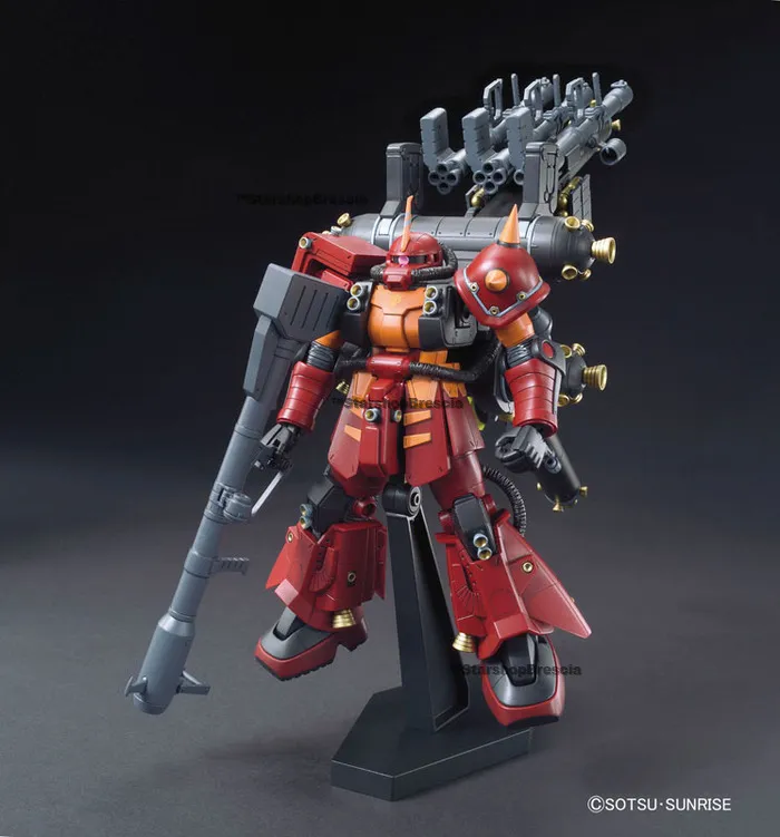 GUNDAM - 1/144 MS-06R Zaku II High Mobility Type Psycho Thunderbolt Ver. Model Kit HGGT # 009
