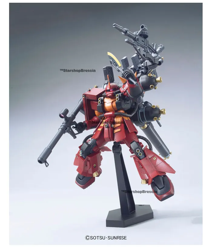 GUNDAM - 1/144 MS-06R Zaku II High Mobility Type Psycho Thunderbolt Ver. Model Kit HGGT # 009