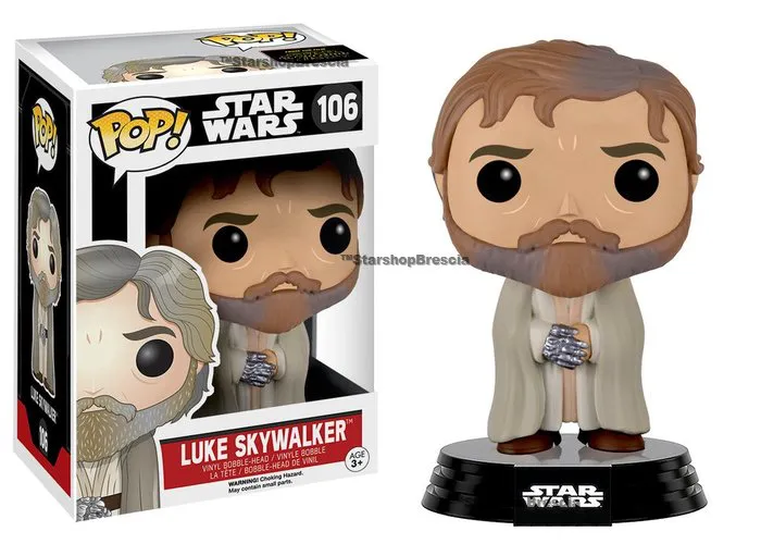 POP! Star Wars Episode VII #106 - Luke Skywalker Bearded Bobble-Head Vinyl Figure